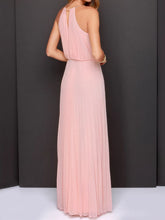 Pleated Sleeveless Maxi Cami Dress OutfitFlow